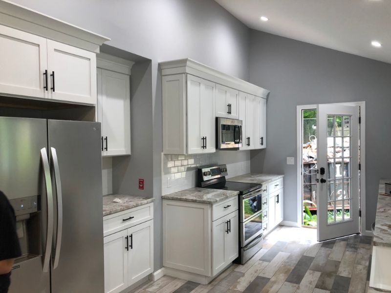 Just Enterprise One Corp. kitchen remodeling work — Smithtown, NY