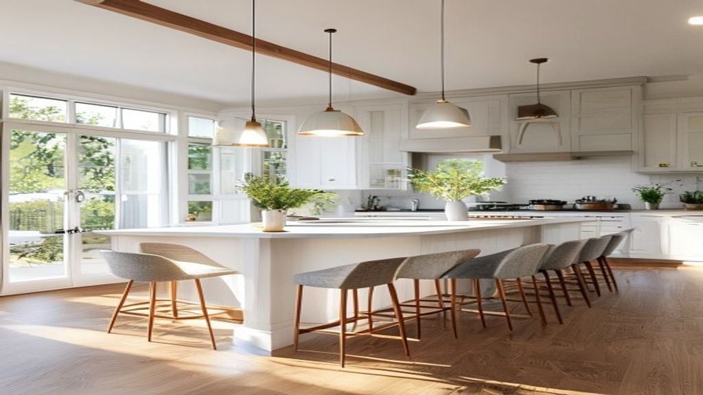 Kitchen island design ideas for a Long Island home — Just Enterprise One Corp.