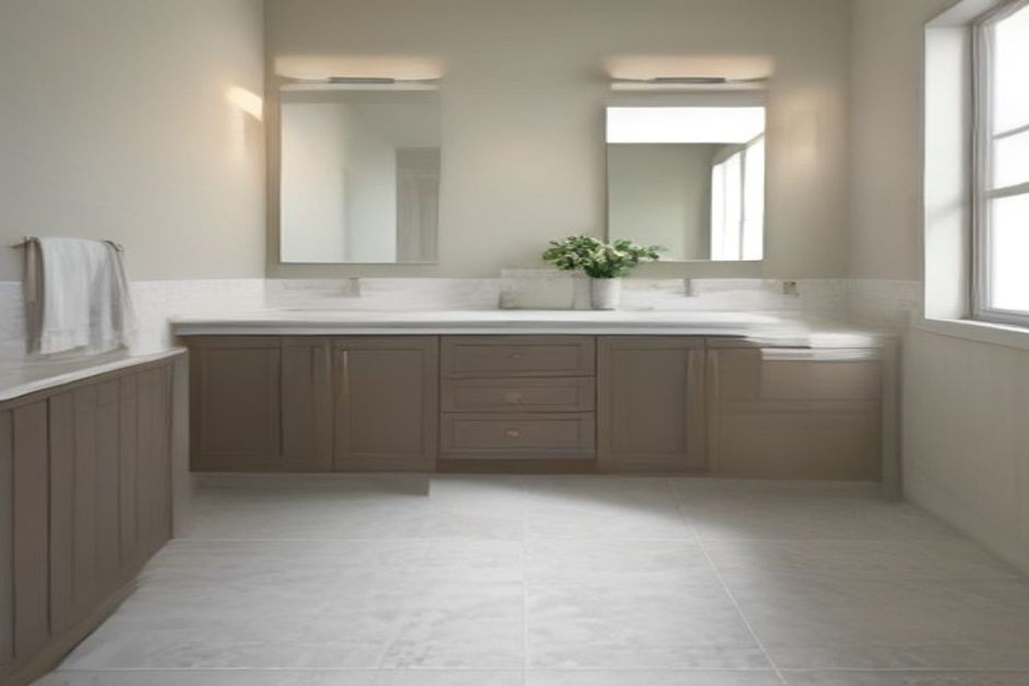Porcelain, ceramic, and natural stone tile in a Long Island bathroom — Just Enterprise One Corp.